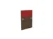 cache de banque d'accueil,NV brun caryer,BN4011-rouge