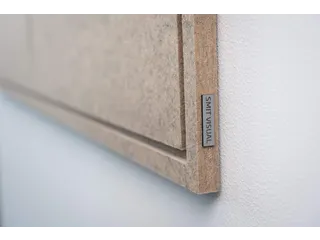 Acoustic Art FLOW XL 160x120cm Bruin Akoestisch kunstwerk Organisch - 4