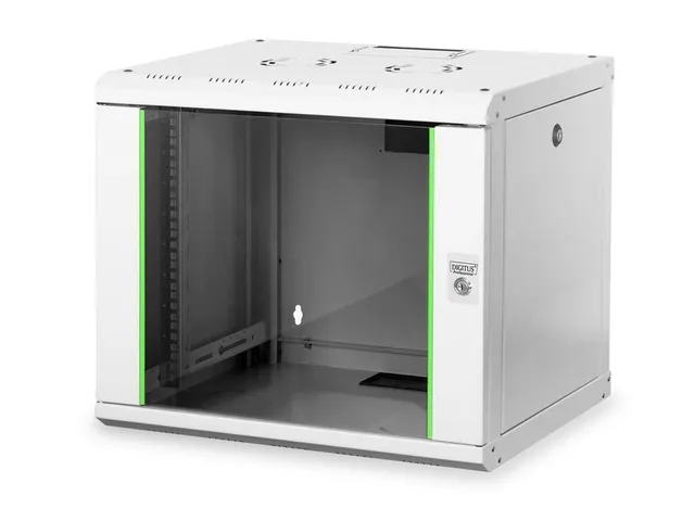 Digitus Unique 9U netwerkkast wandmontage 51x60x60cm Tweedelig Grijs