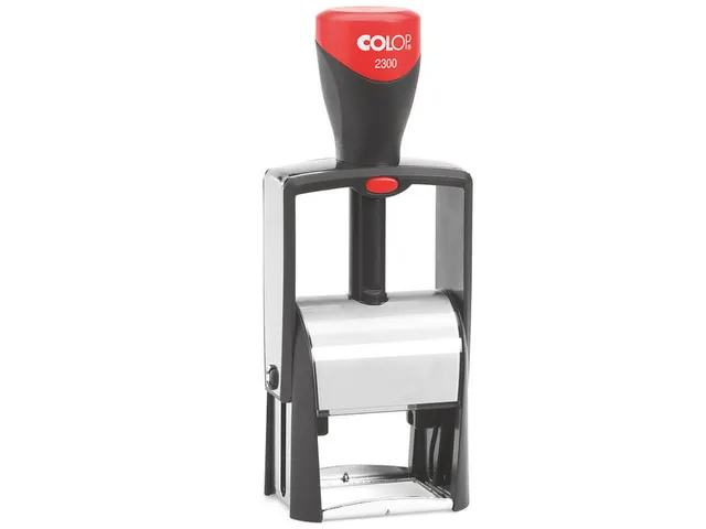 Tekststempel Colop 2300 +bon 7regels 44x29mm zwart