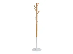 Tree kapstok in modern wit/beukenhout 8 haken 175 cm