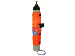 Verwarmingsmantel,V. Gasfles,Buiten Glasvezel/Silicone,Oranje