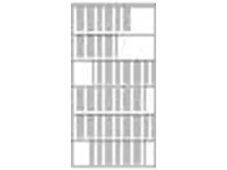 Stellingkast Hangmappen 1950x930x400mm 6 Hangmappenrails Ral7035 - 2