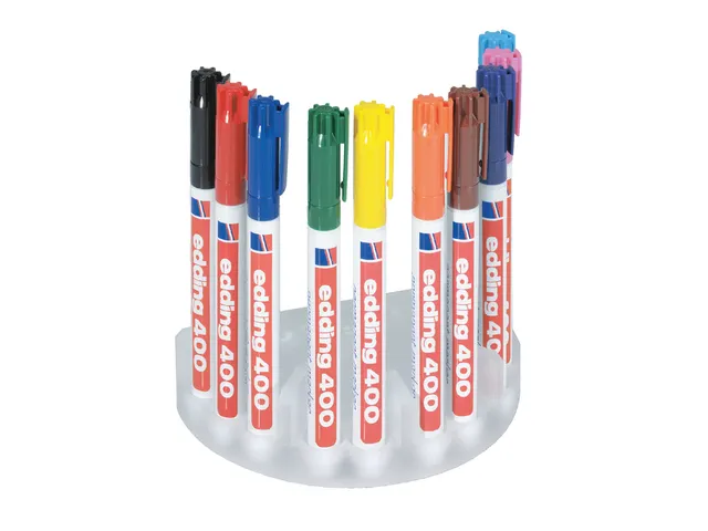 Viltstift edding 400 rond assorti 1mm set à 10st
