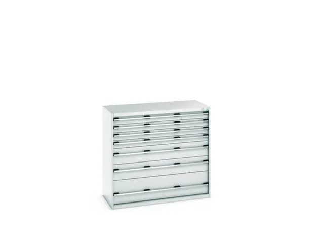 ladekast 1200x1300x650mm 7laden zware lasten RAL7035 front RAL7035