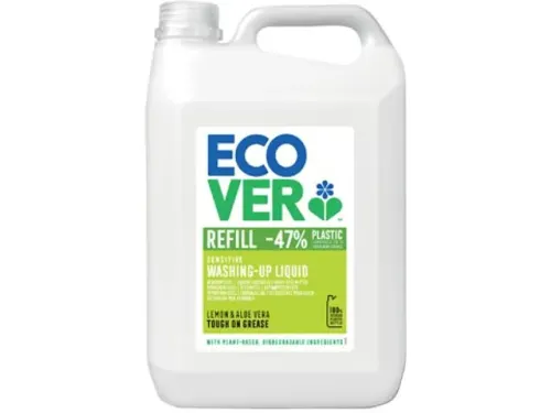 Afwasmiddel Ecover citroen & aloë vera navulling 5L