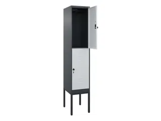 dubbeldekse locker,HxBxD 2120x400x500mm,1x2vak.,vak B 400mm - 2