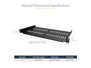 1U Geventileerde Server Rack Schap 10 inch - 2