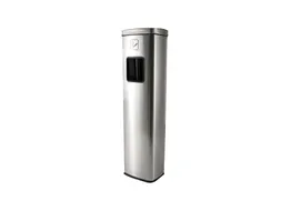 Afvalbak met asbak BRASQ 20 liter AT400 rvs