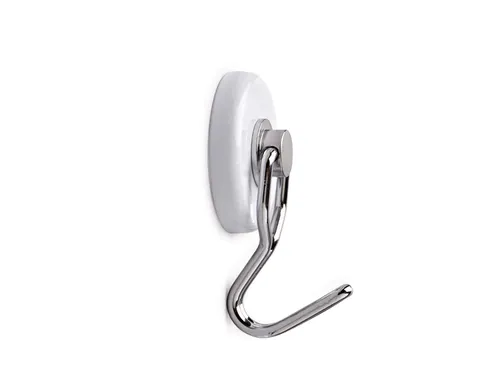 Magneet Met Haak Maul 35mm Draagkracht 5kg Wit