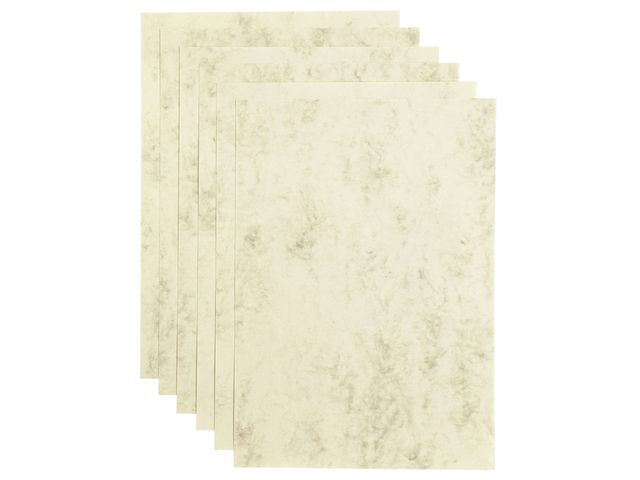 Kopieerpapier Papicolor A4 200gr 6vel marble ivoor | A4PapierOnline.nl