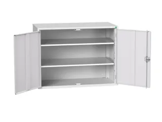 universele kast,HxBxD 1000x1300x550mm,2xStalen bodem,draaigrendelslot - 1