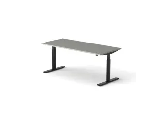 Elektrisch ihv bureau HxBxD 640-1300x1800x800mm blad grijs - 1