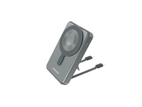 Charge 'n' Go Power Bank Magnetisch draadloos opladen 10.000mAh Grijs