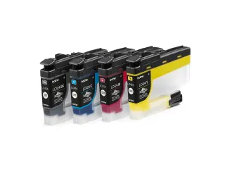 Brother LC-424 Inktcartridges Zwart + 3 Kleuren - 2