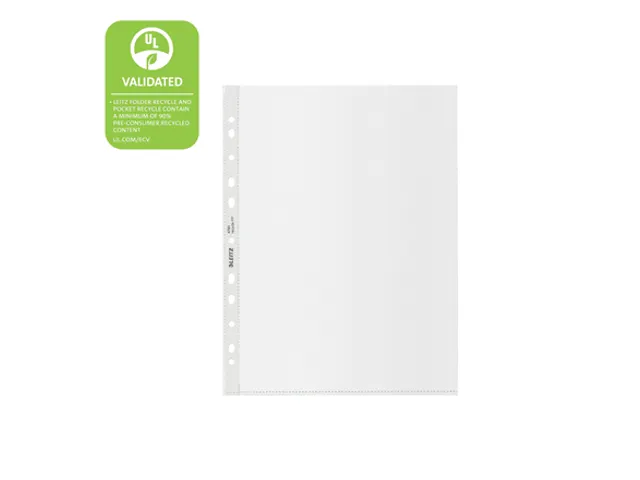 Showtas Leitz Recycle A4 11-gaats PP 0.10mm transparant