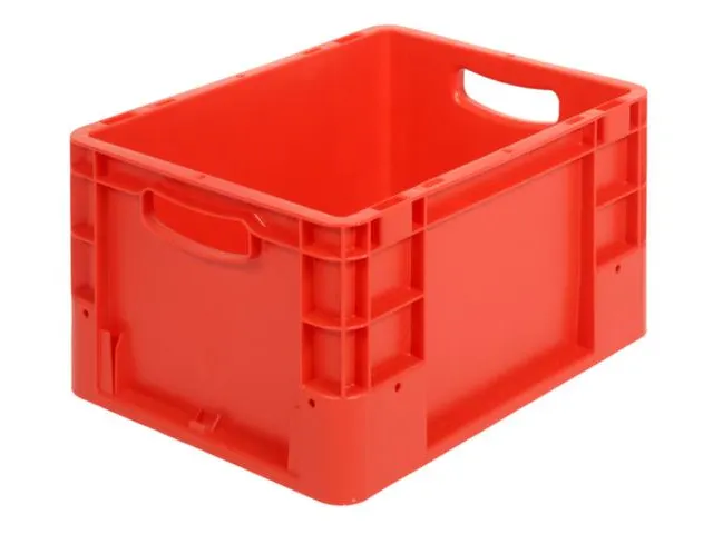 Stapelkrat Pp Hxlxb 220X400X300Mm 20L Rood