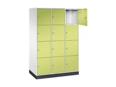 grootvolume-lockersysteem,HxBxD 1950x1220x600mm,3x4vakken,cil.-slot