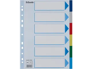 Esselte Tabbladen 6 Tabs - 1