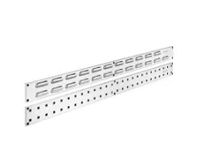 rail latéral à plaques perforées HxlxP 76 2x650x13mm acier RAL7035