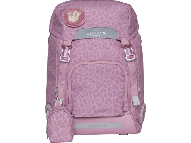 Schooltas Beckmann Classic 22L Furry pink