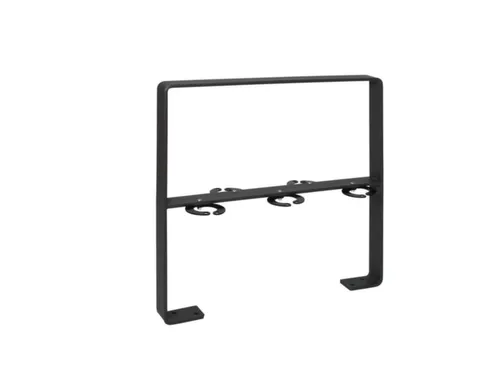 fietsbeugel,L 800mm,staal therm. verzinkt/met coating,DB703antraciet
