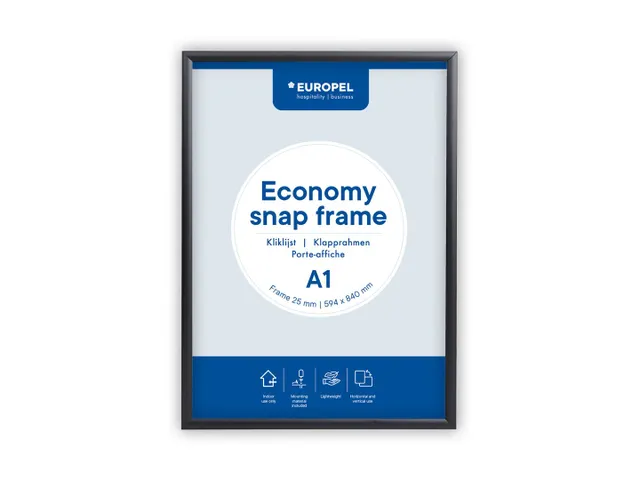 Kliklijst Europel Economy A1 25Mm Zwart