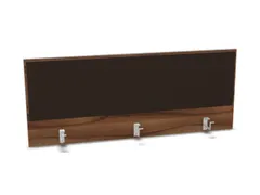 opzetpaneel bureau aanbouw achter NP-tiepolo nut BN2036-bruin 1400mm