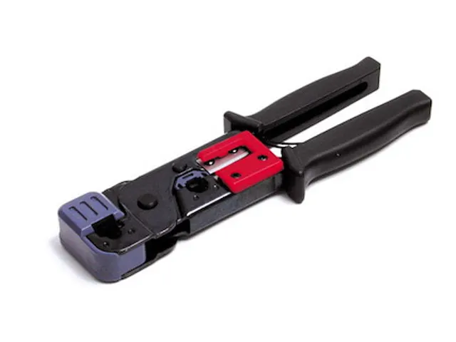 Krimptang met kabelstripper voor RJ45 en RJ11