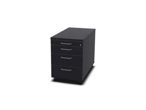 mobiel ladeblok,HxBxD 600x430x800mm,3lade(n),m. beugelgreep,CC-zwart