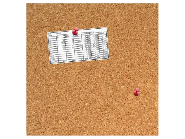 Kurkbord 35x35 cm Frameloos