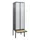 Dubbeldekse dekenkist,HxBxD 2120x600x815mm,2x2vak.,vak B 300mm