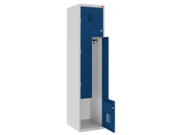 Z-garderobekast,HxBxD 1800x400x500mm,draaigrendel,romp RAL7035