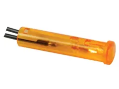 Ronde 7mm Signaallamp 12V Oranje