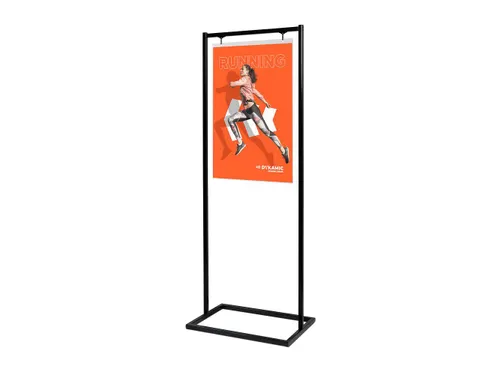 Poster Display Decor Sway Dubbelzijdig A1 Zwart