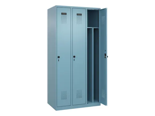 locker voor scheiding van kleding,HxBxD 1850x900x500mm,3vak