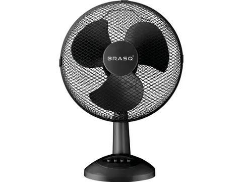 BRASQ Tafelventilator F400 zwart Ø 30cm