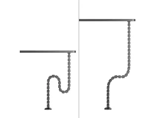 Kabelslang Neomounts magnetische bevestiging 130cm zwart - 5