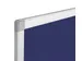 Textielbord Met Aluminium Frame 90x60Cm Blauw Vilt