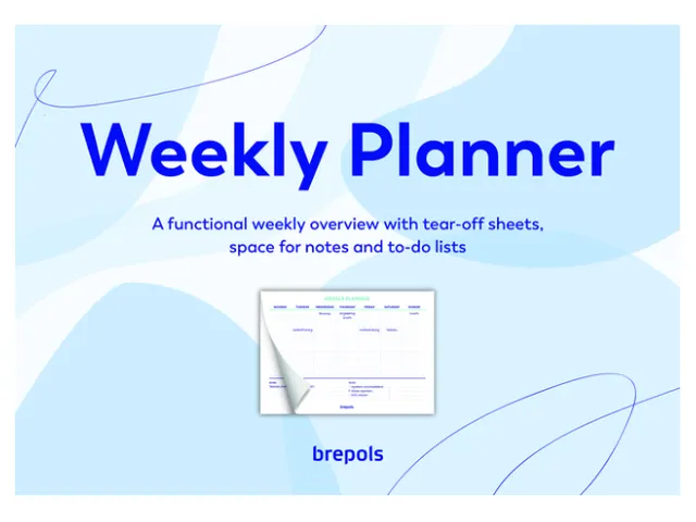 Planner Brepols Weekly planner A4 7d/1p Assorti