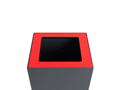 V-Part Top voor Modulaire Afvalbak 85 en 90 L Rood
