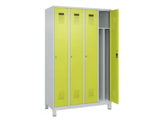locker voor scheiding van kleding,HxBxD 1950x1200x500mm,4vak - 1