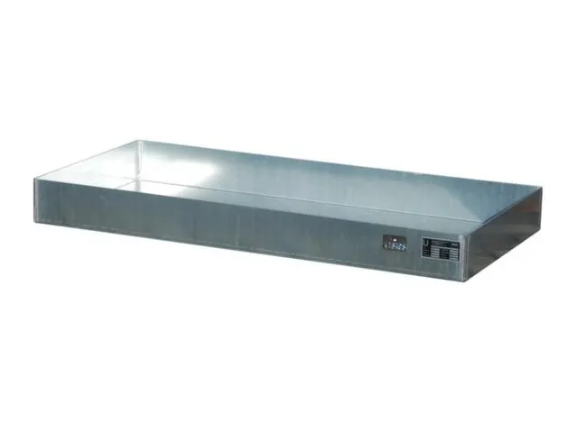 bac de rétention,p. bidons,vol. rétention 60l,HxlxP 120x1200x600mm