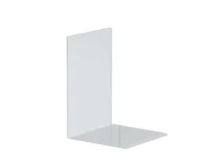 Boekensteun MAUL acryl 12x12x17cm set 2 glashelder - 2