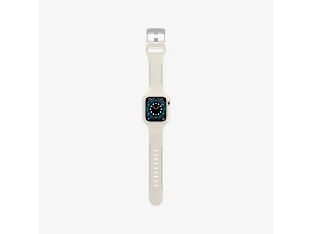 Spigen Liquid Air Pro Case Apple Watch SE 40mm Band Wit Silicone