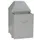 Afvalverzamelaar Zelfblussend 80 Liter 870X450X450Mm 2 Openingen Alu