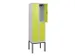 dubbeldekse locker,HxBxD 2120x600x500mm,2x2vak.,vak B 300mm