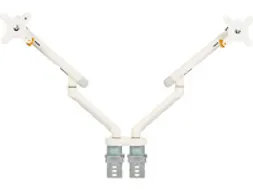 BNEBFDW BakkerElkhuizen Flexible monitorarm 10kg dubbel 17-35 inch wit