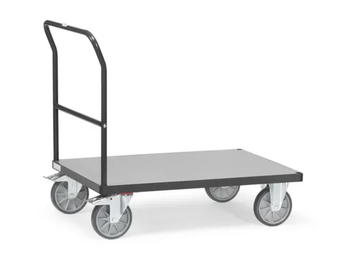 duwbeugelwagen,draagverm. 600kg,laadvl. LxB 1200x800mm,houtplaat