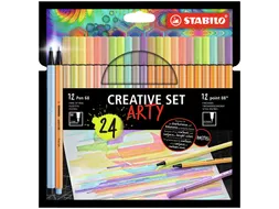 Creative set STABILO 8868/24 Arty assorti etui à 24 stuks